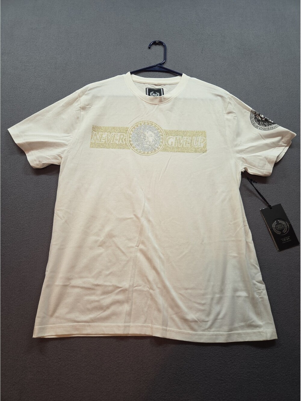 men's white t-shirt by CR-24 size M